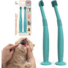 Tr Yumuşak Kedi Diş Fırçası Seti - Köpekler Için Uygun - Gıda Sınıfı Silikon - Kedi Diş