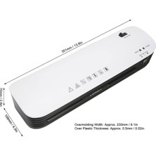 Tr Valkyrie Dsmile SL299 A4 Laminasyon Makinesi Sıcak Soğuk Termal A4 A5 A6