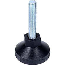 Trendexa Rotil Ayak M10 Siyah Profil Ayağı, 55 Mm, 8 cm