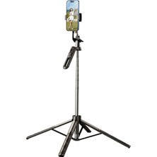 Tr Jopree Y26 | Bluetooth Uzaktan Kumandalı 180 cm Uzatılabilir Tripod, Yatay ve Dikey Çekim Imk
