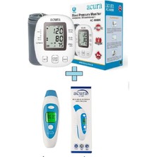 Tr AC-9080K Konuşan Koldan Tansiyon Aleti + Çanta+Pil Hediyeli AC-9280 Kulaktan & Alından Ateş �