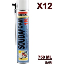 Tr Soudafoam 1k Köpük Pipetli 750 Ml, Sarı, 12 Adet
