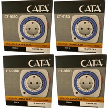 Tr CT-9180 3680W 16 Amper Mekanik Zaman Saati (4 Adet), CATAAVARSON10484