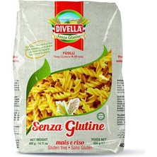 Tr Divella Glutensiz Fusilli Burgu Makarna 400 gr – Mısır ve Pirinç Unlu Italyan Makarna