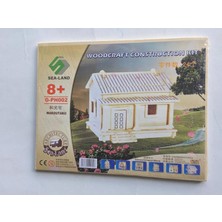Tr Ahşap 3D Puzzle Ev Maketi