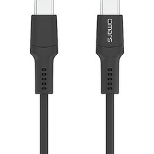 Trendexa Type-C 3A Hızlı Şarj ve Data Kablosu Siyah, Usb-If Sertifikalı, Dayanıklı Tasarım