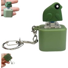 Trendexa Kurbağa Temalı Şarj Edilebilir Fidget Anahtarlık, Işıklı ve Sesli, 1 Adet