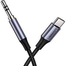 Trendexa USB Type-C 3.5 mm Aux Ses Kablosu Gümüş