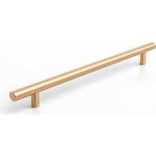 Trendexa Çekmece Dolabı Kulbu Kulpu Kulpları 1 Adet 224 mm Altın Metal Soft Mobilya Mutfak Dolap