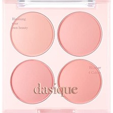 Trendexa Karıştırılabilir Renk Tonlarına Sahip 4'lü Allık Paleti Blending Mood Cheek (#07 Candy Berry)