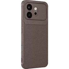 TeknoKapsül Huawei Honor 600 Auto Focus Karbon Kapak - Gri