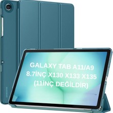 Trendexa Samsung Galaxy Tab A11 8.7inç ile Uyumlu Kılıf Pu Deri Smart Standlı Case Uyku Modlu X133 X135 X135F