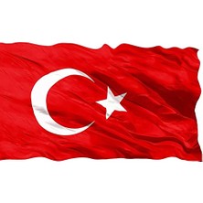 Trendexa Türk Bayrağı - Tüm Ölçüler Mevcuttur / 1. Kalite Yırtılmaya, Güneş Işınlarına, Yağmura, Rüzgara ve Yıpranmaya Karşı Yüksek Dayanımlı Özel Örgü Bayrak (Bina Cephesi ve Gönder Için Uygun) (30X45)