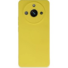 Sh Realme 11 Pro Kılıf Nano Içi Kadife Silikon - Sarı Sh Najmaddin