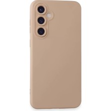 Sh Samsung Galaxy S24 Kılıf Nano Içi Kadife Silikon - Pudra Sh Najmaddin