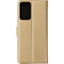 Sh Samsung Galaxy A91 / S10 Lite Trend S Plus Kapaklı Kılıf - Gold Sh Najmaddin