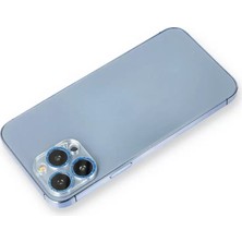 Sh Apple Iphone 12 Pro Max Shine Kamera Lens Koruma Cam - Mavi Sh Najmaddin