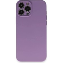 Sh Apple Iphone 13 Pro Kılıf Nano Içi Kadife Silikon - Koyu Lila Sh Najmaddin