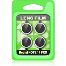 Sh Xiaomi Redmi Note 14 Pro 5g Raze Metal Kamera Lens - Gümüş Sh Najmaddin