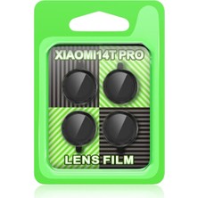 Sh Xiaomi Mi 14T Pro Raze Metal Kamera Lens - Siyah Sh Najmaddin