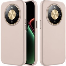 Honor Magic 8 Lite Uyumlu Kılıf Zebana Içi Kadife Silinebilir Lansman Kılıf Bej