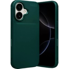Sh Apple Iphone 17 Auto Focus Karbon Kapak - Koyu Yeşil Sh Najmaddin