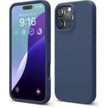 Sh Apple Iphone 16 Pro Kılıf First Silikon - Lacivert Sh Najmaddin