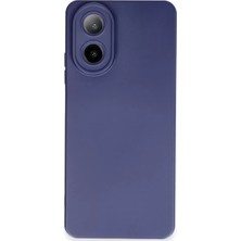 Sh Oppo A38 Kılıf Nano Içi Kadife Silikon - Lacivert Sh Najmaddin