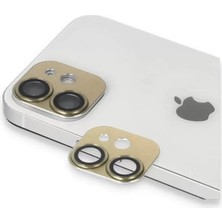 Sh Apple Iphone 11 Pers Alüminyum Kamera Lens - Gold Sh Najmaddin