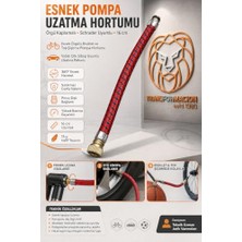 Trendexa Esnek Pompa Uzatma Hortumu; Örgü Kaplamalı, 16 cm