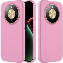 Honor Magic 8 Lite Uyumlu Kılıf Zebana Içi Kadife Silinebilir Lansman Kılıf Pembe