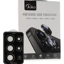 Sh Joko Samsung Galaxy S23 Ultra Pvd Metal Kamera Lens - Siyah Sh Najmaddin