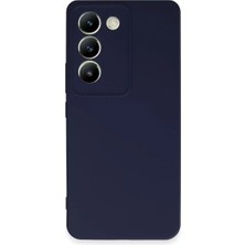Sh Vivo V30 Lite 4g Kılıf First Silikon - Lacivert Sh Najmaddin