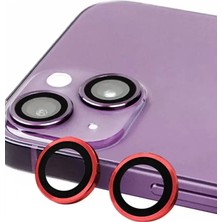 Sh Apple Iphone 13 Raze Metal Kamera Lens - Kırmızı Sh Najmaddin