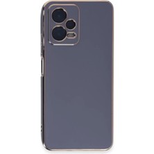 Sh Xiaomi Redmi Note 12 Pro Plus Kılıf Volet Silikon - Mavi Sh Najmaddin