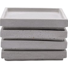 Trendexa BTNMS-2018203 Beton Bardak Altlığı, 4'lü Btg-75