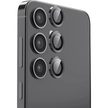 Sh Samsung Galaxy S25 Plus Raze Metal Kamera Lens - Siyah Sh Najmaddin
