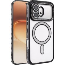 TeknoKapsül Huawei Honor 600 Joke Simli Magneticsafe Kılıf - Siyah