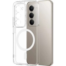 Sh Xiaomi Redmi 15 4g Combo Sert Şeffaf Magsafe Kapak - Şeffaf Sh Najmaddin