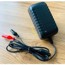 Tr Pilsan Fortune Akülü Araba Uyumlu - 12 Volt Akü Şarj Cihazı Şarz Aleti Adaptör Yerli Üret