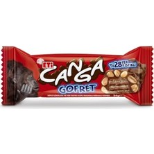 Trendexa Yer Fıstığı Kaplı, Kakaolu Kremalı Gofret 34 G x 16 Adet