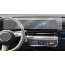 Trendexa Hyundai Kona ile Uyumlu Mat Ekran Koruyucu Multimedya Dijital Gösterge