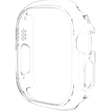 Trendexa Apple ile Uyumlu Watch Ultra 49 mm Sert Pc Kasa Koruyucu Watch Gard 18 Renksiz