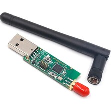Tr CC2531 USB Dongle + Anten 2.4ghz Zigbee Wifi Bluetooth Kablosuz Data Yakalayıcı Protokol Analiz