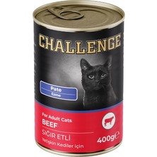 Trendexa Konserve Kedi Maması, Sığır Etli Pate, 400 G