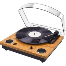 Tr TT249 Retro Pikap - Bluetooth + Mp3 Kayıt Özelliği- 33, 45, 78 Devir