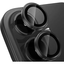 Trendexa iPhone 17 Uyumlu Siyah Safir Kamera Lens Koruyucu, Kolay Takma ve Görüş Açısını Koruyan Tasarım