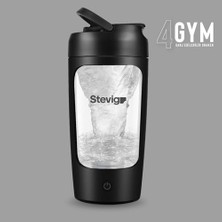 Trendexa 4 Gym Şarj Edilebilir Elektrikli Protein Shaker 650 ml Black ST-225