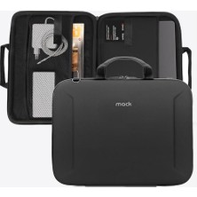 Trendexa Zone x MCE-1403 Sert Yapılı Çanta, 14” MacBook Pro, 13”macbook Pro, 13” Macbook Air, 13”&14.1” Notebook Modelleri Için Koruyucu Kılıf, Aksesuar Düzenleyicili iPad Taşıma Kılıfı