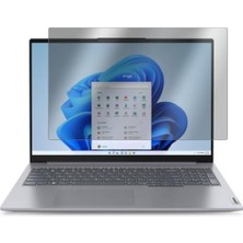 Trendexa Lenovo Thinkbook 16 G6 16 Inç Uyumlu Hayalet Ekran Koruyucu, Anti-Spy Gizlilik, 9h Temperli Nano Cam, 16:10